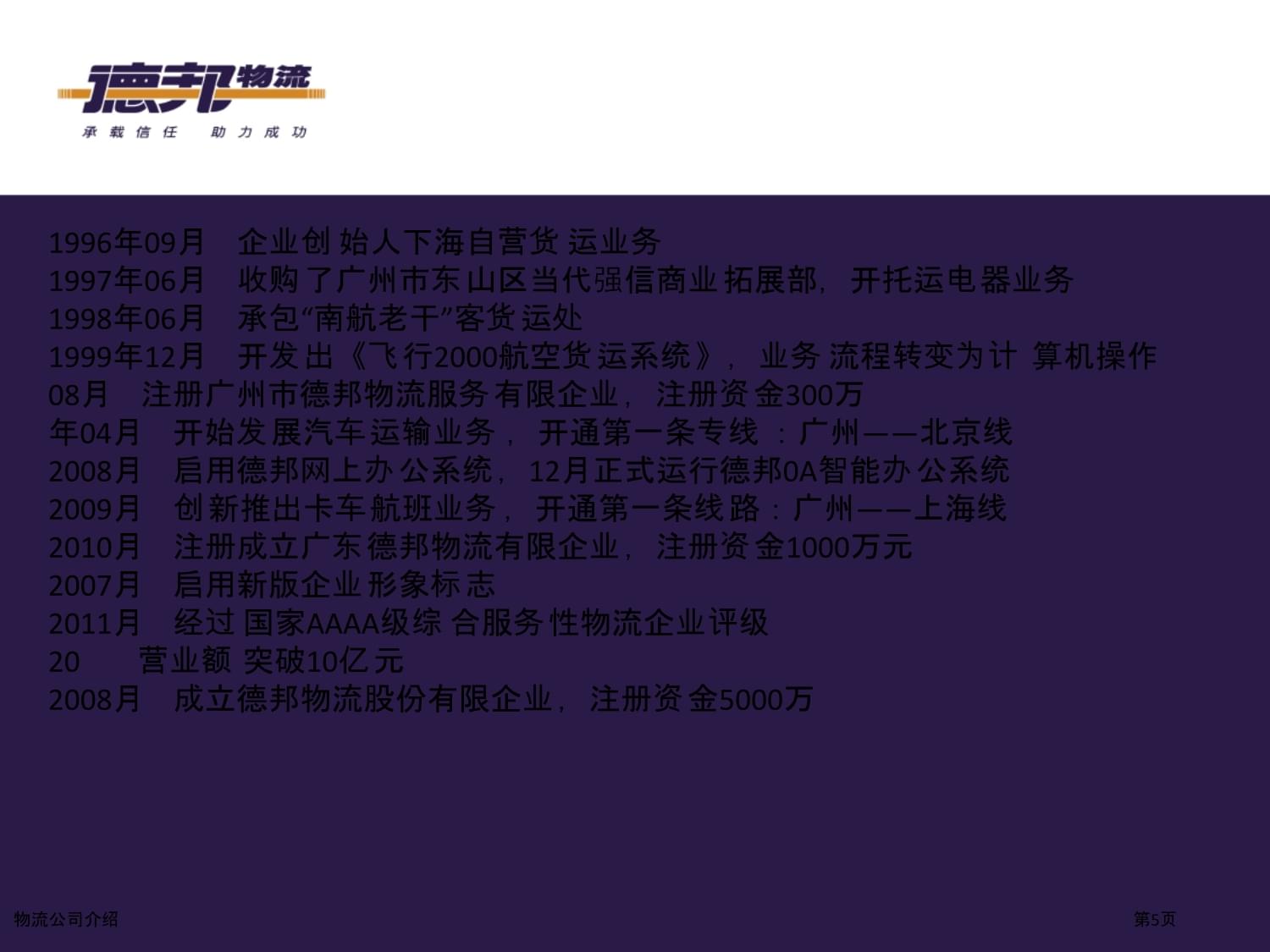 物流公司介紹